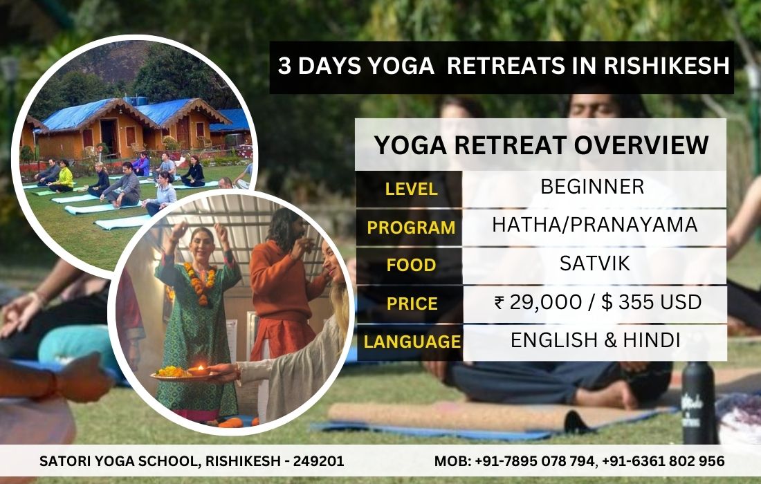 3 Day Yoga Retreat in Rishikesh