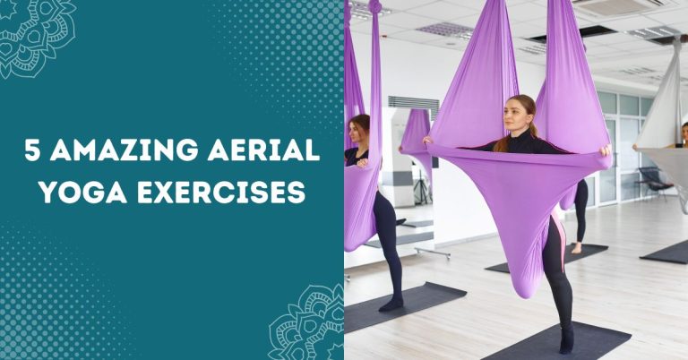 Aerial yoga exercise