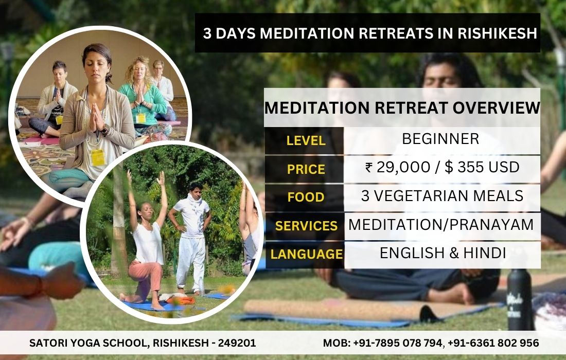 3 Day Meditation Retreat in Rishikesh